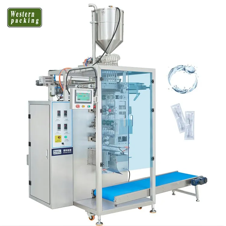 10 Lane Liquid 4 Side Sealing Sachet Pakirni stroj