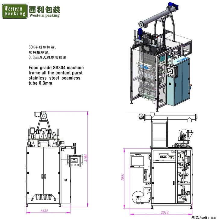 automatic powder packing machine